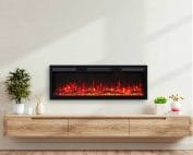 Vgradni električni kamin Majestic Pro