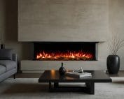 Vgradni električni kamin Superb