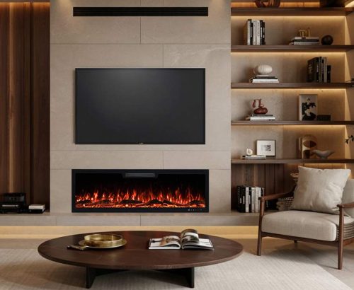 Vgradni električni kamin Elite