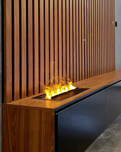 Električni kamini na vodno paro