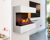 Električni kamin Lucca na vodenu paru